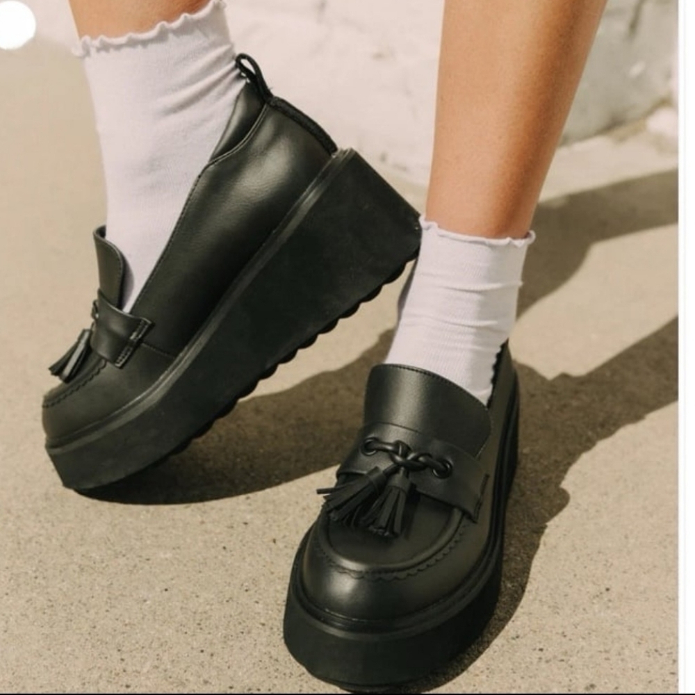 🆕️👞Rocket Dog Harper Women's Platform Loafers - Black, Sz 9